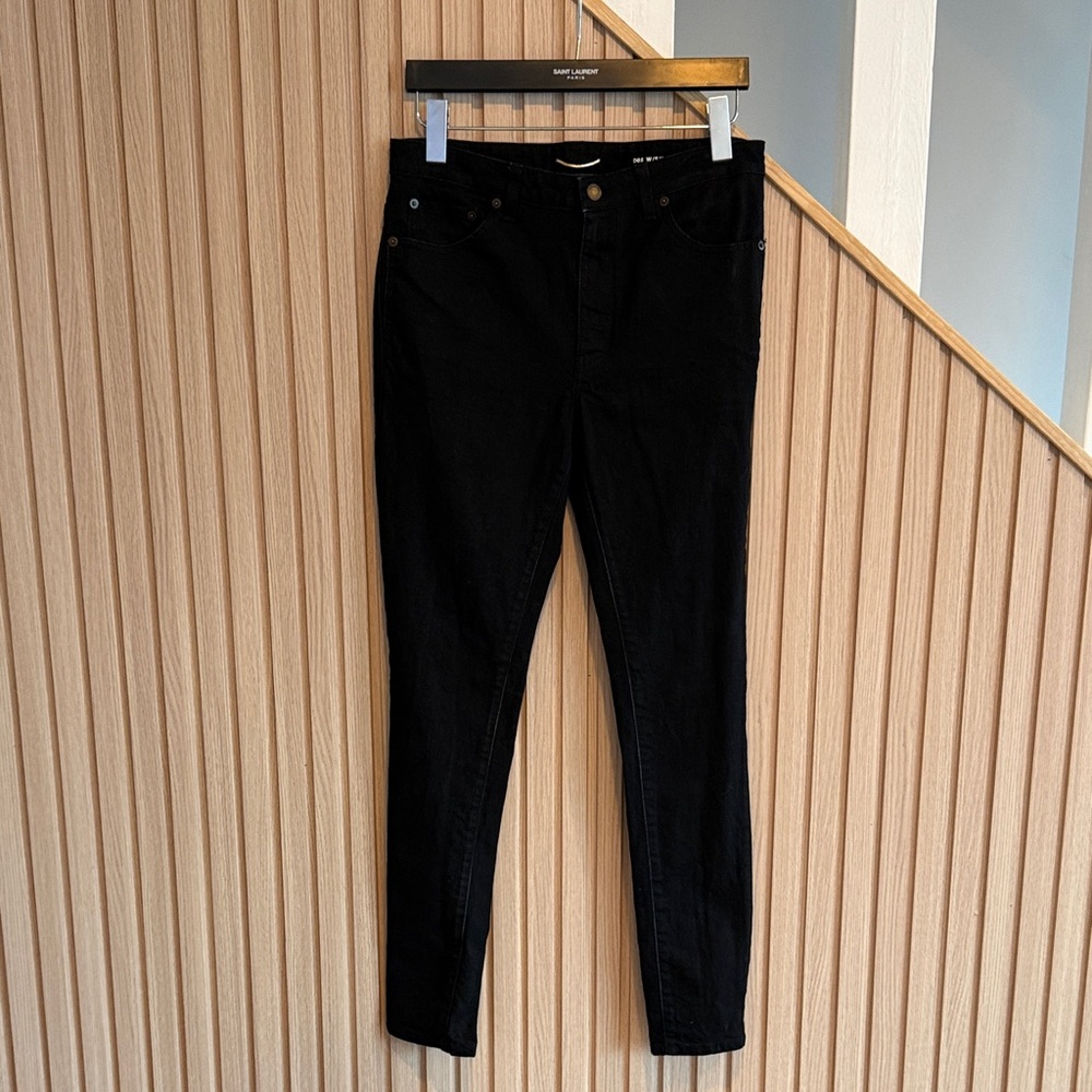Saint Laurent Black Skinny Women's Jeans - Picture 2 of 13